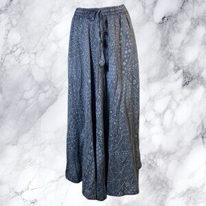 Kala Imports Season of the Witch Print Maxi Skirt